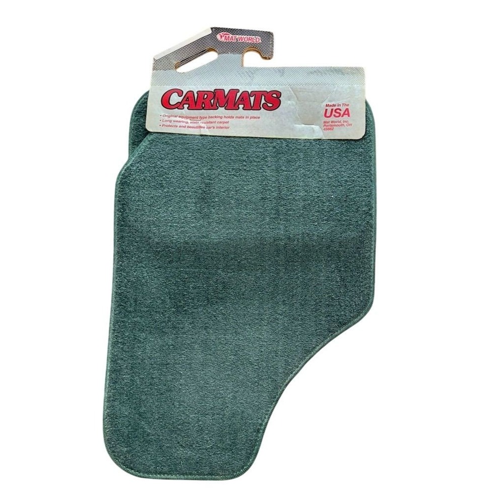 Vintage USA made Mat World Car‎ Floor Mats 227 Willow NWT car mats new old stock